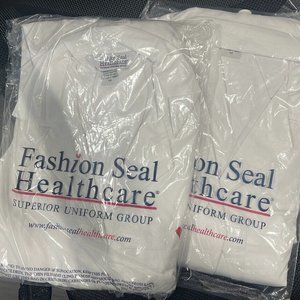 Fashion Seal White Lab Coat Healthcare Superior Uniform Group Size 14 (small)